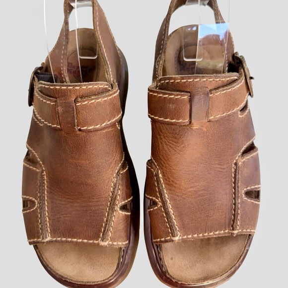 Dr. Martens Vintage Fisherman Sandals Brown Leather DMS Buckle men US 7 W US 8.5 main image 4